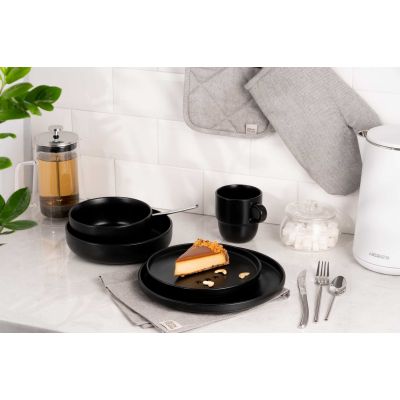 Тарілка Ardesto Trento Dessert 20,5 см Black (AR2920TB) | Зображення 1