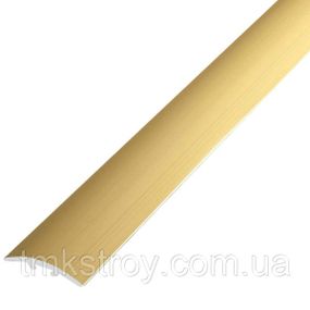 Порожек скрытый полукруглый 28.2х5.4мм (серебро/золото) АП 016 270, золото