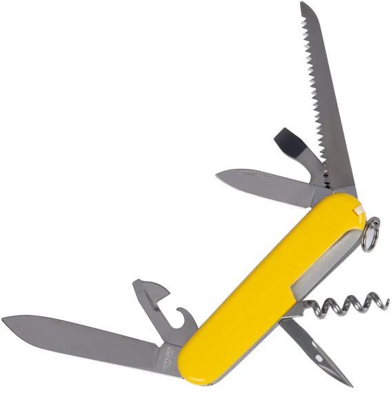 Ніж VICTORINOX 1.3613.2.8 Camper Ukraine к:синій/жовтий Мультитул Туристичний мультитул | Зображення 1