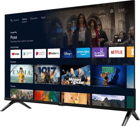 Телевізор 32&quot; TCL LED FHD 60Hz Smart Android TV Black 32L5A | Зображення 2