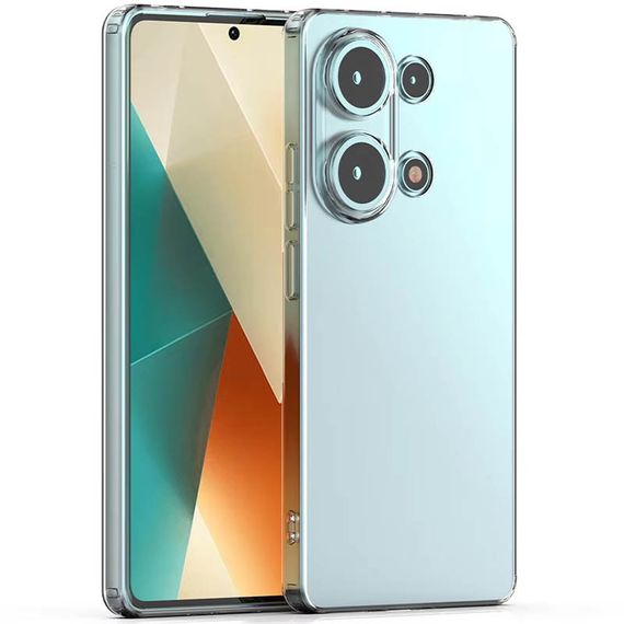 TPU чохол Epic Transparent 1,5mm Full Camera для Xiaomi Redmi Note 13 Pro 4G / Poco M6 Pro 4G Безбарвний (прозорий) | Зображення 3
