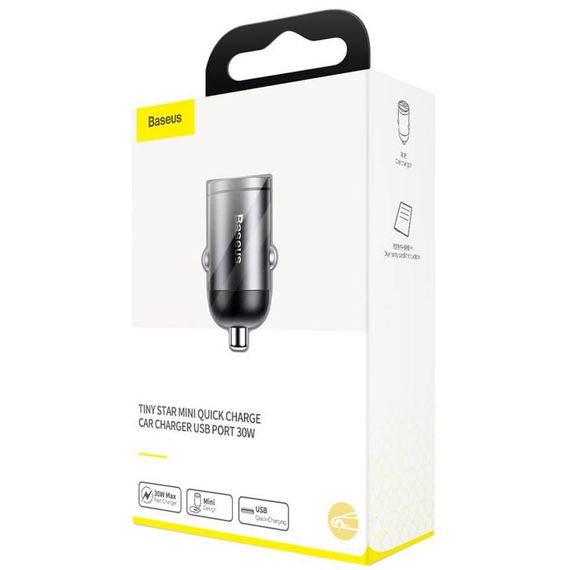 АЗУ Baseus Tiny Star Mini 30W (1USB-A) (VCHX) Серый | Зображення 2