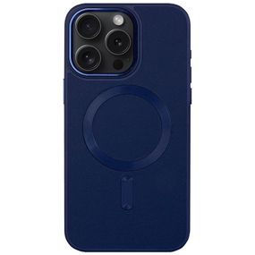 Шкіряний чохол Bonbon Leather Metal Style with MagSafe для Apple iPhone 15 Pro (6.1")
