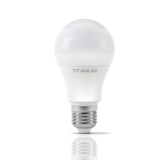 Лампа A60 10W E27 4100К 220V LED Titanum | Зображення 1