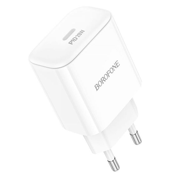МЗП Borofone BA81A PD20W (1USB-C) White | Зображення 1