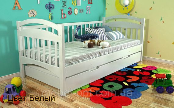 Дерев'яне ліжко Аліса 80х190 см Arbor Drev 80х200, 80х200 | Зображення 1