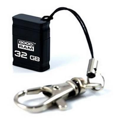 USB флеш накопичувач Goodram 32GB Piccolo Black USB 2.0 (UPI2-0320K0R11) | Зображення 2