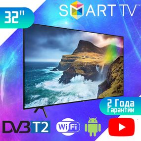 Плазма Smart LED TV- 4k ultra HD на 32 дюйма, Телевизор wi-fi Смарт Smart 4   скидка