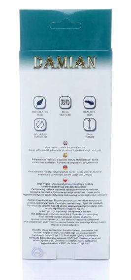 Страпон Hollow Strap-oт Damian sexstyle | Зображення 9