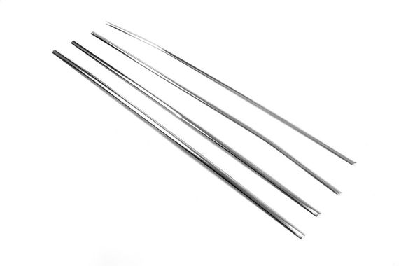 Молдинг скла (4 шт, нерж) Carmos - Турецька сталь для Toyota Auris 2007-2012 рр. | Зображення 2