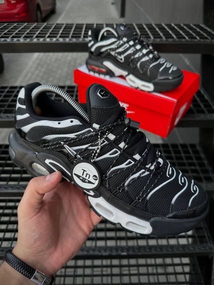 Кросівки Nike Air TN Plus Lace Toggle (Blk’n’Wht) | Зображення 4