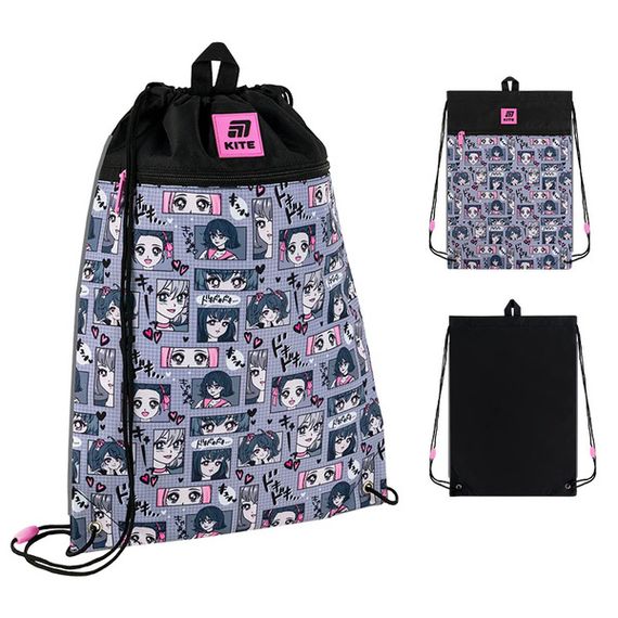 Сумка для взуття Kite Anime Girl K25-601M-9 46х33 см