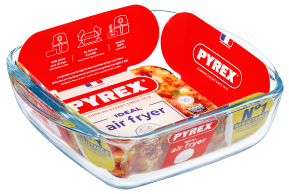 Форма для запікання Pyrex AirFryer, 20x17x6 см (1.0 л) | Зображення 1