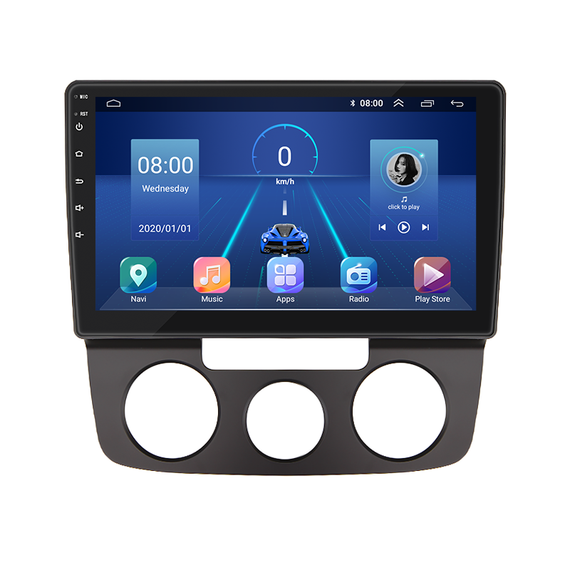 Штатна магнітола Lesko для Volkswagen Jetta V 2005-2011 екран 10" 2/32Gb 4G Wi-Fi GPS Top Фольцваген