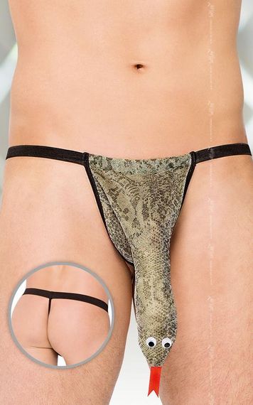 Чоловічі стрінги - Thong 4440, silver - S-L Sex Aura
