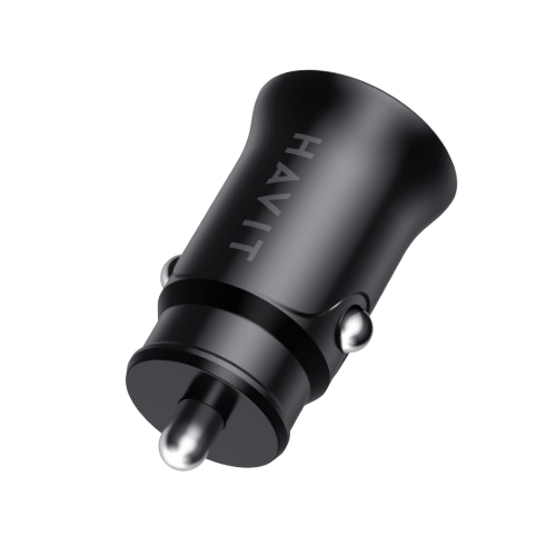 Автомобільний зарядний пристрій Havit HV-CC2022 20W USB+Type-C чорний | Зображення 3