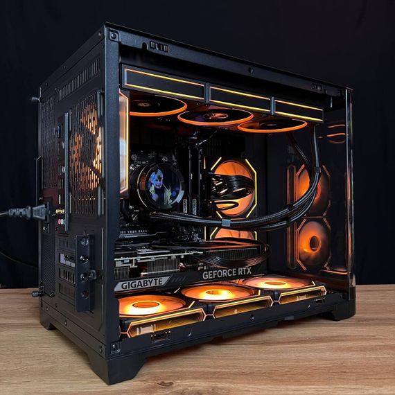 Збірка на замовлення ігровий ПК GameMax Hype-M Black Tower / AMD Ryzen 7 7700 (8 (16) ядер по 3,8 - 5,3 ГГц) / 32 ГБ DDR5 / 1000 ГБ SSD M.2 / nVidia GeForce RTX 5070, 12 ГБ GDDR7, 192-bit / 750 Вт | Зображення 6