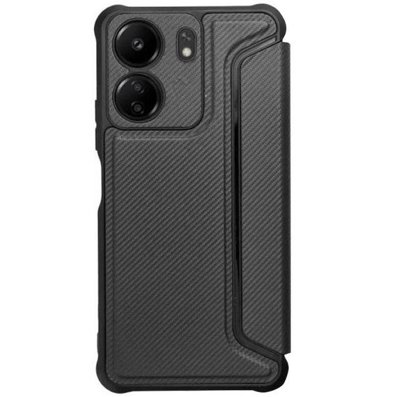 Кожаный чехол книжка GETMAN Razor (PU) для Xiaomi Redmi 13C / Poco C65 | Зображення 1