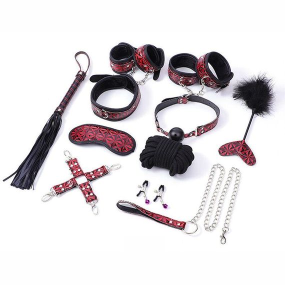 Набір для BDSM JSY KB80019 Red Sex Aura | Зображення 1