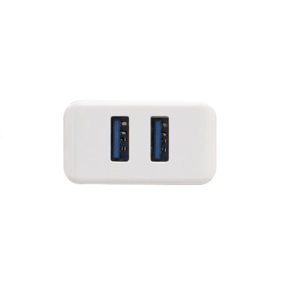 Мережевий зарядний пристрій INKAX CD-01 з кабелем USB - MicroUSB / 2 х USB / 2.1A / 10W | Зображення 3