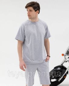 Спортивный костюм цвет светло-серый размеры M, XL, L, S FI_004570