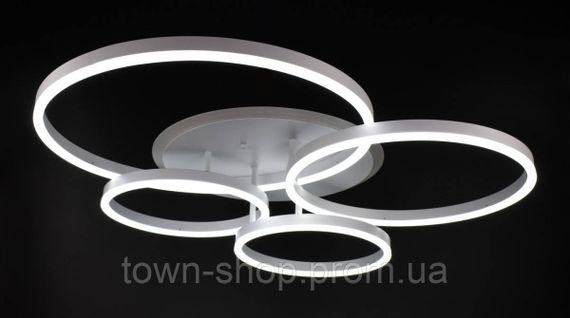 Люстра потолочная LED с пультом A55021/4-RGB-wh Белый 12х69х79 см. | Зображення 1