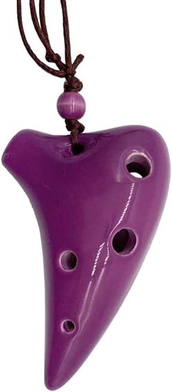 Окарина Alfabeto OC6M-VL // Mini Ceramic Ocarina (Violet) (зозуля, свищик, свисткова флейта)