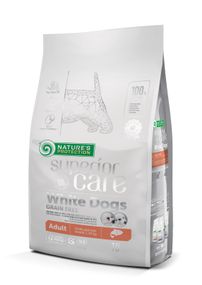 Корм Nature's Protection Superior Care White dogs Grain Free Salmon Adult Small and Mini Breeds сухий з лососем для собак малих порід з білим забарвленням вовни 10 кг