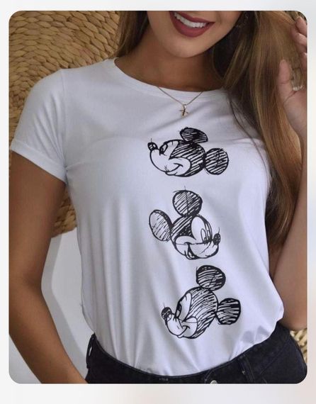 Футболка женская с принтом повседневная S Белая