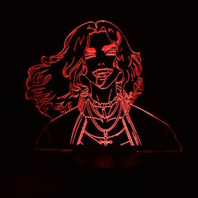 Акриловий світильник-нічник Кейсуке Бадзі (Keisuke Baji) червоний tty-n000566