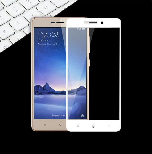 Full Cover защитное стекло для Xiaomi Redmi 3 / 3s / 3x / 3 Pro - White | Зображення 1