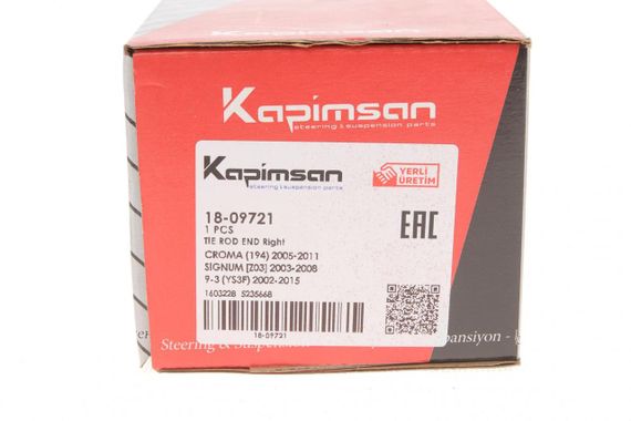 Наконечник тяги рульової R Fiat Croma 05- Opel Vectra C Signum 02-08 18-09721 | Зображення 6
