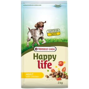 Сухий корм для собак з куркою Happy Life Adult with Chicken 3 кг