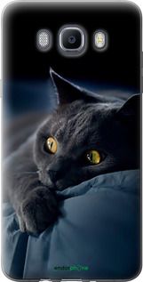 Чохол на Samsung Galaxy J7 (2016) J710F Димчастий кіт "825u-263-2448"
