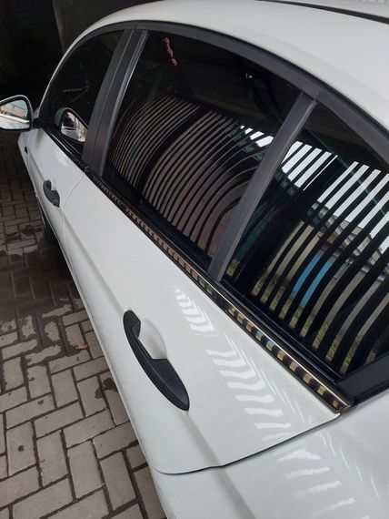 Нижні молдинги стекол темний хром (нерж) Sedan/HB (4 штуки) для Fiat Tipo 2016-2024 рр | Зображення 3