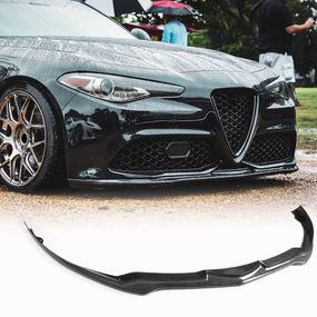 Передняя Губа Бампера V2 (для Sport, Карбон) для Alfa Romeo Giulia 2016-2022 гг