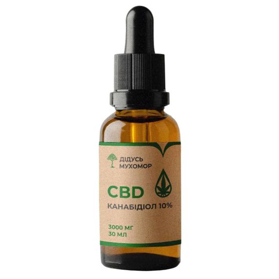Комплекс для профилактики нервной системы Дедушка Мухомор CBD масло 10% 30 мл