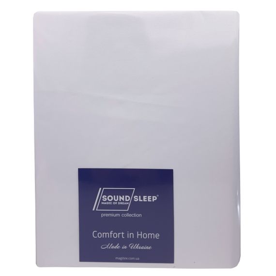Наматрасник SoundSleep Steep водонепроницаемый с резинками по углам 180х200 см 110г белый (2800004622141)