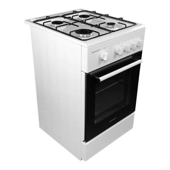 Плита газова біла Grunhelm G4F5600W | Зображення 2