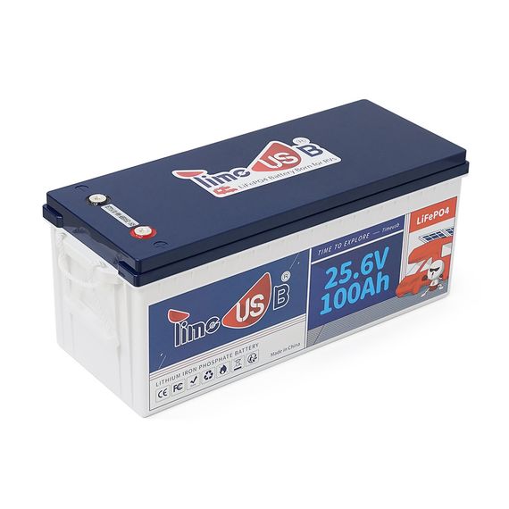 Акумуляторна батарея LiFePO4 Timeusb 25.6V 100Ah, 2560Wh, BMS 100A, 532*207*216мм