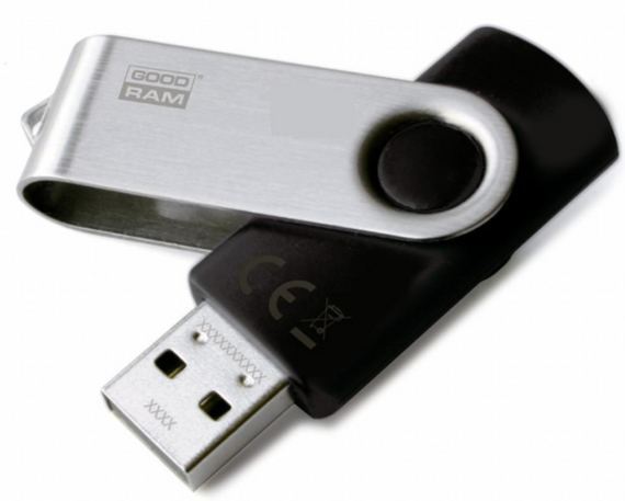 USB флеш накопичувач Goodram 64GB Twister Black USB 3.0 (UTS3-0640K0R11) | Зображення 2