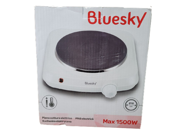 Плита одноконфорочная электрическая кухонная BLUESKY настольная переносная электроплита дисковая | Зображення 6
