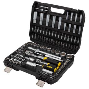 Набір насадок торцевих і біт Sigma 1/4", 1/2" 110 шт CrV mid (6003771)