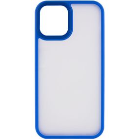 TPU+PC чохол Metal Buttons для Apple iPhone 13 (6.1") Блакитний / Light Blue