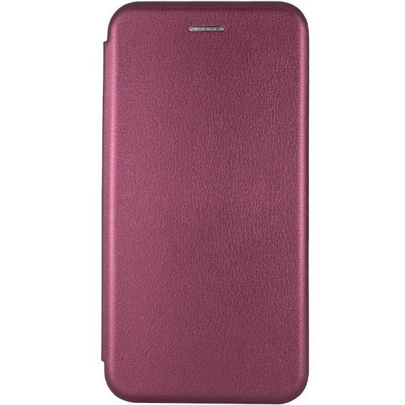 Шкіряний чохол-книжка Classy для Motorola Moto G15 4G Бордовий