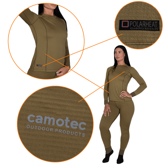 Жіноча термобілизна Pani Polarheat QS Tan (7298), XL | Зображення 2