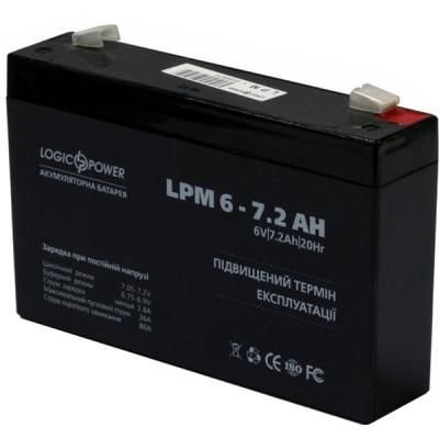 Батарея к ИБП LogicPower LPM 6В 7.2 Ач (3859) (3859)