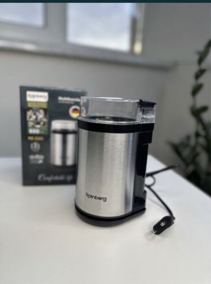 Кофемолка кавомолка подрібнювач Rainberg 600W дуже потужна !!!