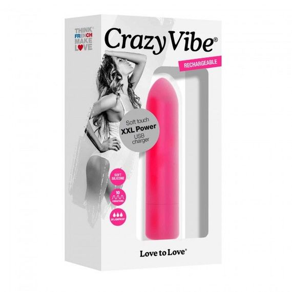 Віброкуля Love To Love Crazy Vibe перезаряджувана | Зображення 2