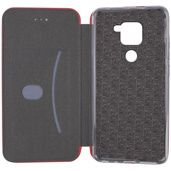 Шкіряний чохол-книжка Classy для Xiaomi Redmi Note 9 / Redmi 10X Червоний | Зображення 2